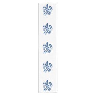 Turtle Green and Blue Party Stuff Short Table Runner
