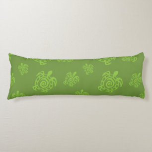 Turtle Green Print Body Cushion