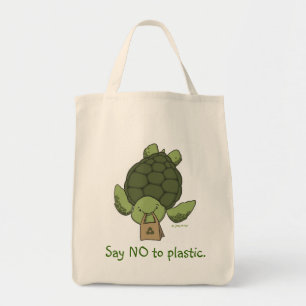 Turtle Grocery Tote Bag