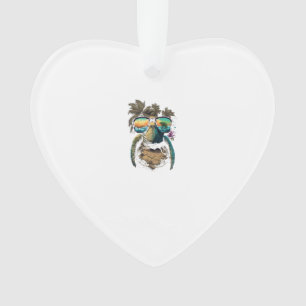 Turtle Hawaiian Sea Turtles Hawaii Beach Palm Copy Ornament