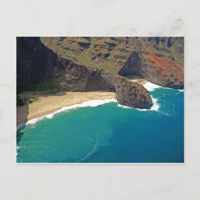 Turtle Head Sea Cave Napali Coast Postcard (Front)