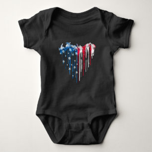 Turtle Heart Watercolor T-Shirt Cute Animal Heart Baby Bodysuit