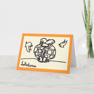 Turtle Hug - greeting card