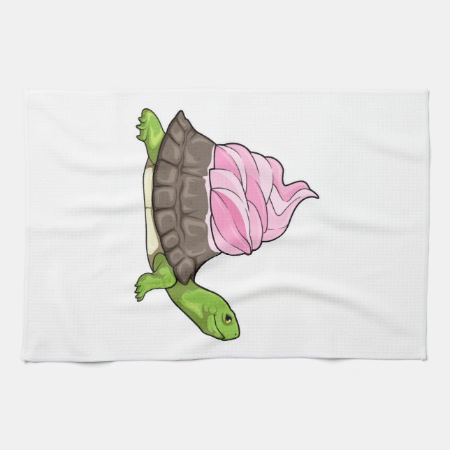 Turtle Icing Tea Towel (Horizontal)