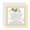 Turtle in Diaper Baby Shower Invitations in Yellow