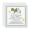 Turtle in Diapers Baby Shower Invitations Blue