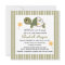 Turtle In Diapers Baby Shower Invitations Green