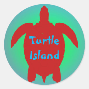 TURTLE ISLAND sticker