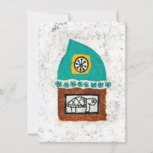 Turtle Itching For A Fight Greeting Card