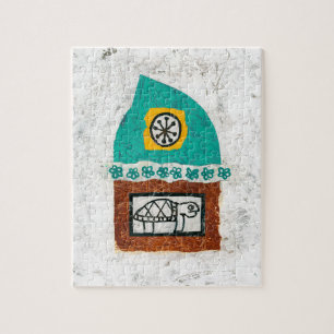 Turtle Itching For A Fight Jigsaw Puzzle