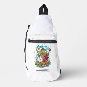 Turtle Jam Session Rock And Roll Sling Bag