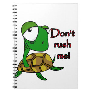 Turtle joke spiral notebook