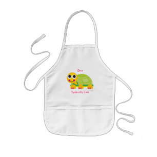 Turtle Kids Apron "Be a Turtle-rific Cook"