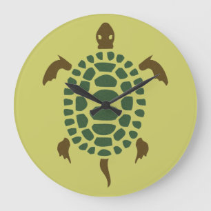 Turtle Large Clock
