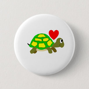 Turtle Love Button
