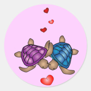Turtle Love Sticker