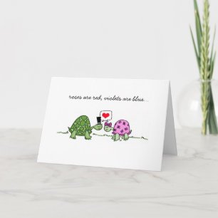 Turtle Love - Valentine's or Anniversary Card