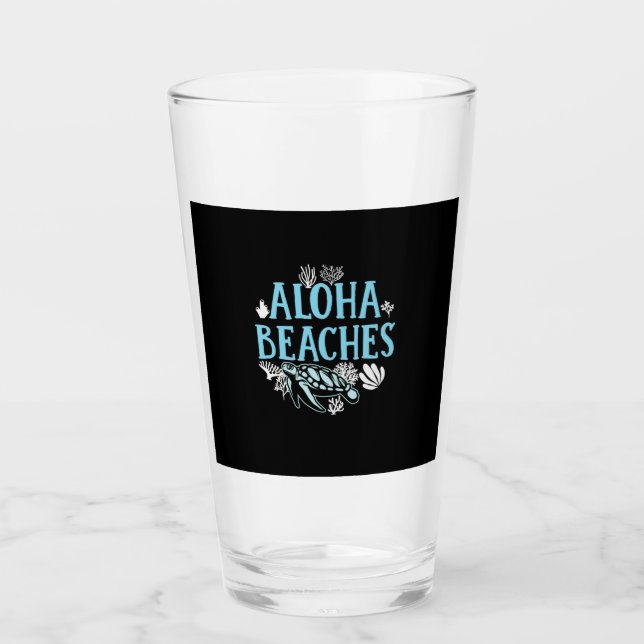 Turtle Lover | Aloha Beaches Glass (Front)