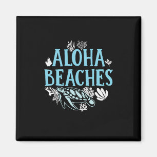 Turtle Lover   Aloha Beaches Magnet