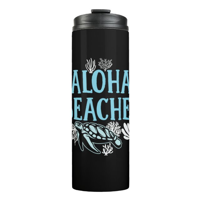 Turtle Lover | Aloha Beaches Thermal Tumbler (Front)
