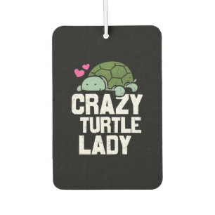 Turtle Lover Crazy Turtle Lady Car Air Freshener