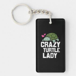 Turtle Lover | Crazy Turtle Lady Key Ring