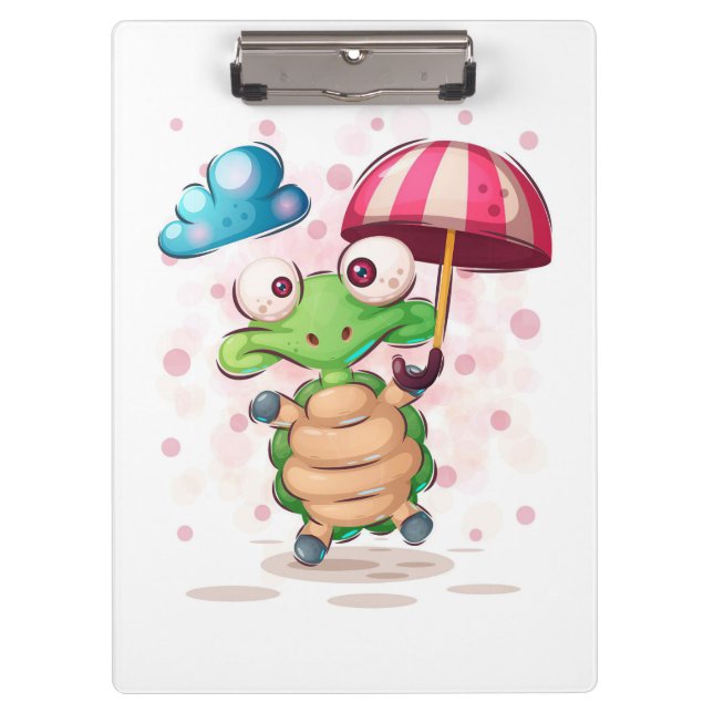 Turtle Lover Cute Sea Turtle Clipboard (Front)