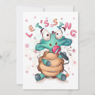 Turtle Lover Cute Turtle Is Singing Save The Date