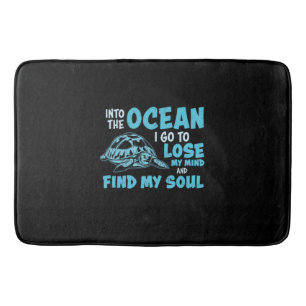 Turtle Lover   Into The Ocean Bath Mat