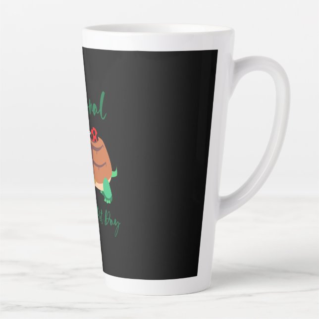 Turtle Lover | National Love Your Turtle Latte Mug (Right)