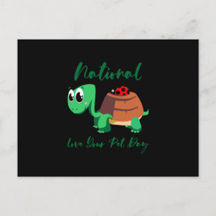 Turtle Lover National Love Your Turtle Postcard