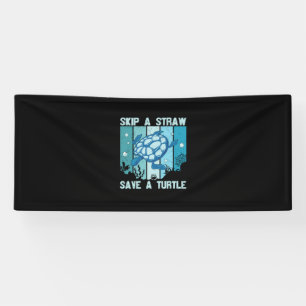 Turtle Lover Save A Turtle Banner