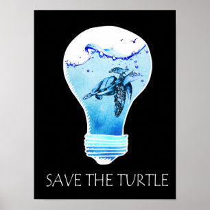 Turtle Lover   Save The Turlte Poster