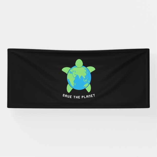 Turtle Lover | Save The Turtle Planet Banner (Horizontal)
