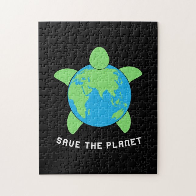 Turtle Lover | Save The Turtle Planet Jigsaw Puzzle (Vertical)