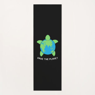 Turtle Lover   Save The Turtle Planet Yoga Mat