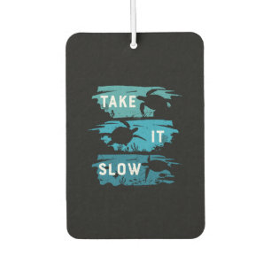 Turtle Lover   Take It Slow Car Air Freshener