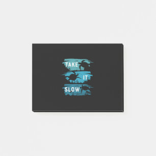 Turtle Lover   Take It Slow Post-it Notes