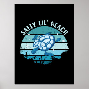 Turtle Lover   Until Beach Poster