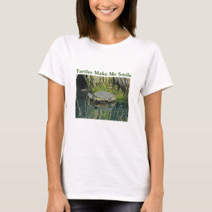 Turtle Make Me Smile Relaxed Green Lake T-Shirt