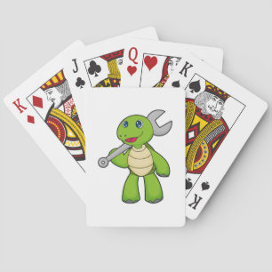 Turtle Mechanic Wrench Playing Cards