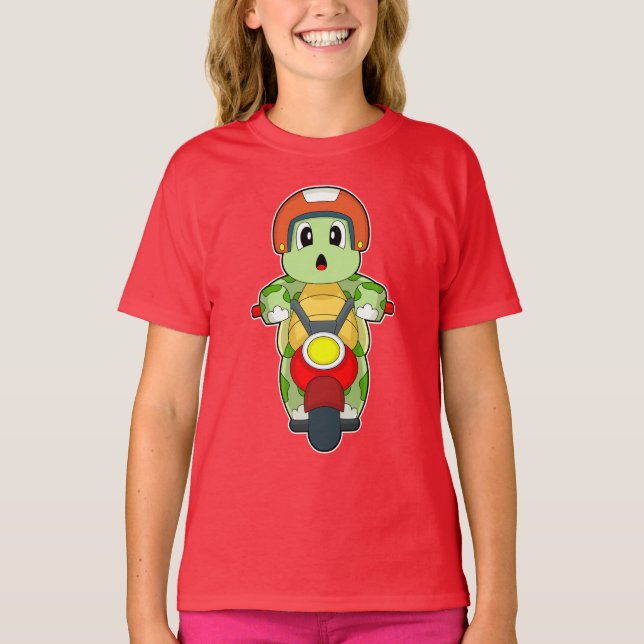 Turtle Motorcycle T-Shirt (Front)