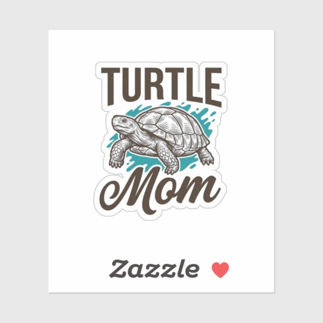 Turtle Mum Vintage Engraving Vector Design_1 (Sheet)