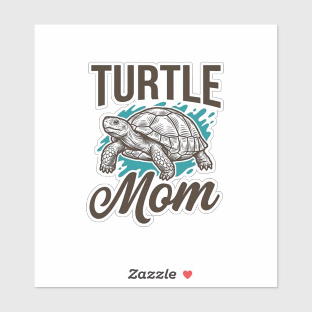 Turtle Mum Vintage Engraving Vector Design_1 (Sheet)
