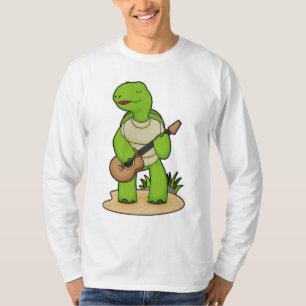 Turtle Musician Guitar Music T-Shirt