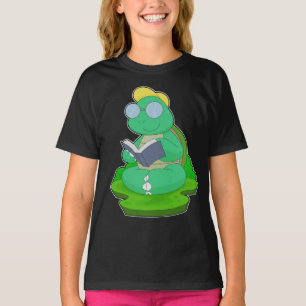 Turtle Nerd Book Glasses T-Shirt