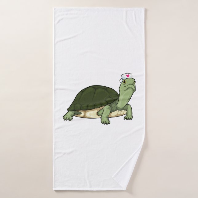 Turtle Nurse Bath Towel (Bath Towel)