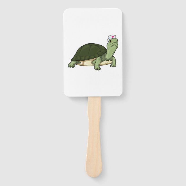 Turtle Nurse Hand Fan (Front)