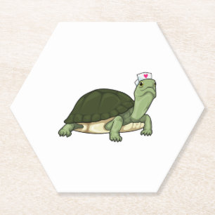 Turtle Nurse Paper Coaster