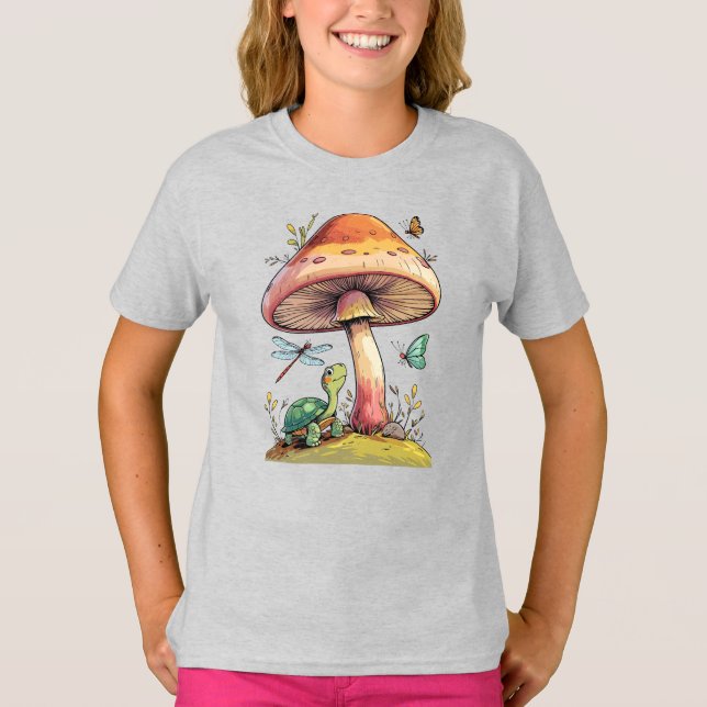 Turtle On A Hill T-Shirt (Front)